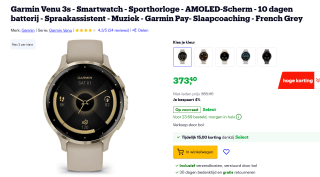 Garmin Venu 3S French Gray voor €373,40 met Bol select