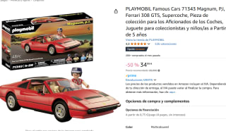 set PLAYMOBIL Famous Cars 71343 Magnum, P,I, Ferrari 308 GTS por 34,99€