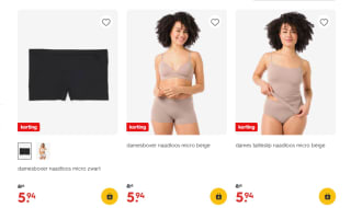 30% Korting op Damesondergoed bij de Hema