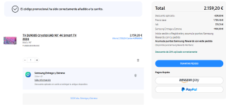 Samsung TV DU9005 Crystal UHD 98” 4K Smart TV 2024 por 2.109€