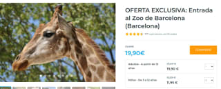 Entradas al zoo Barcelona desde solo 11,95€