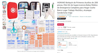 Botiquín de Primeros Auxilios de 200 piezas por 19,54€