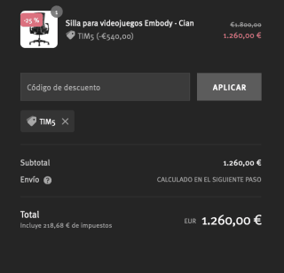 Silla Gaming Embody Herman Miller por solo 1.250€