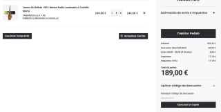 Jamón bellota 100% ibérico Badia loncheado a cuchillo por 189€