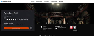 Juego Resident Evil para PS4 por 4,99€