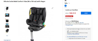 Silla de coche Bebeconfort EvolveFix i-Size por solo 169,15€