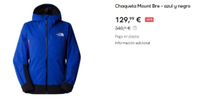 Chaqueta para Hombre The North Face Mount Bre por 129.99€