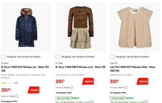 Tot 60% korting op kinderkleding bij Bol
