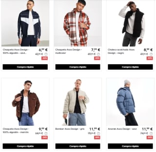 Hasta 85% descuento en abrigos super ofertas desde solo 5,99€