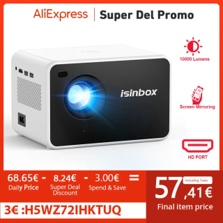 Mini proyector portátil P2, 5G, WIFI, 1080P