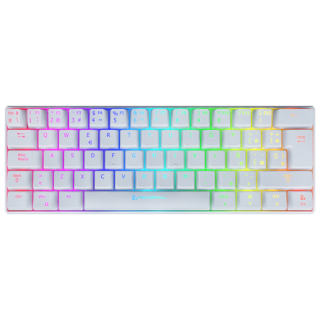 Teclado mecánico inalámbrico gaming Newskill Pyros Ivory por 45,47€
