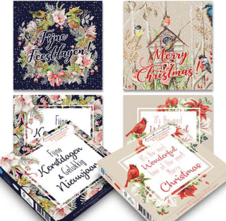 Diverse Kerstkaarten 20 stuks vanaf €3,93 bij Bol.com