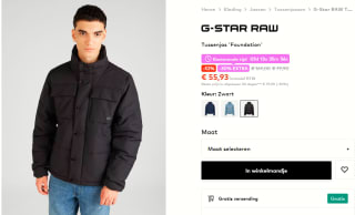 G-Star FOUNDATION - Winterjas voor €55,93 bij About You