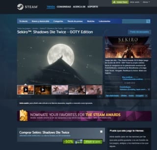 Juego Sekiro: Shadows Die Twice para PC por $29,99