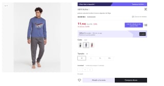 Pijamas para hombre por tan sólo 8,33€