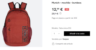 Mochila Munich por 12.99€