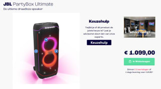 JBL PartyBox Ultimate speaker voor €1099 bij SmitsArnhem