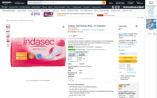 15 Indasec Dermoseda Maxi por 3,62€