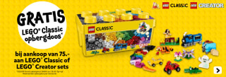 Gratis LEGO Creative medium opbergdoos bij aankoop van LEGO Classic of LEGO Creator sets bij Intertoys