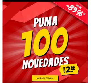 Descuentazos en la marca Puma desde Deportes Outlet