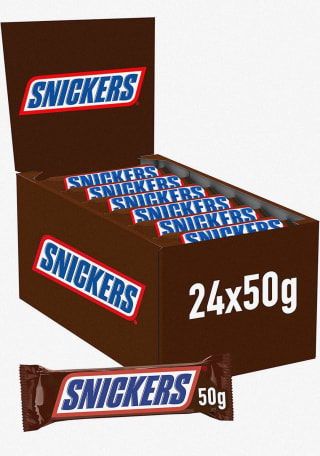 24x Chocolatinas Snickers 50gr por solo 6,5€