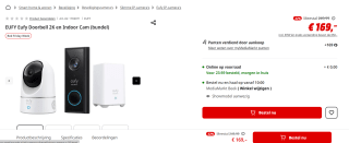 Eufy Bundle Doorbell 2K + Indoor Cam voor €169 bij de MediaMarkt