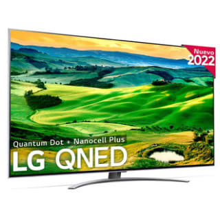 Smart TV LED 164 cm 65'' LG 65QNED816QA 4K WebOS 22 HDR10 HLG por 1,010,65€ en Elcorteinglés