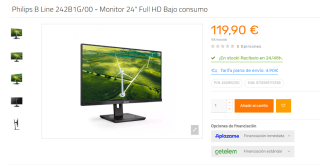 Philips B Line 242B1G/00 Monitor 24" Full HD por 119,90€