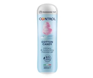 Gel Control Cotton Candy de masaje con aroma a algodón de azúcar 200ml por 7,80€