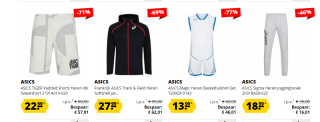 Tot 70% korting op alles van Asics bij Sport-Korting