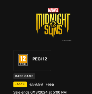 Marvel's Midnight Suns gratis via EpicGames