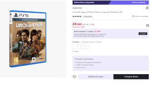 Juego PS5 Uncharted: Legacy Of Thieves Collection por 16.17€