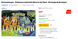 Ravensburger Pokémon Labyrinth Glow in the Dark Bordspel voor €22,99 bij Bol