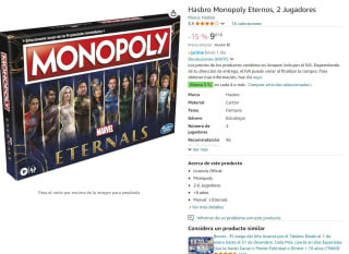 juego de mesa Monopoly Eternos por por 9,01€