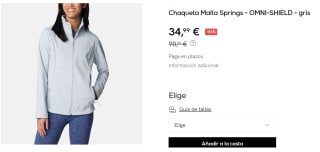 Columbia Chaqueta Softshell Mujer - Malta Springs por 34.99€