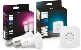 Philips Hue starterkit - wit en gekleurd - 2 lampen - E27-800lm - Inclusief Hue Bridge voor €69,99 met Amazon Prime