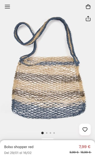 Bolso shopper Red por 7,99€.