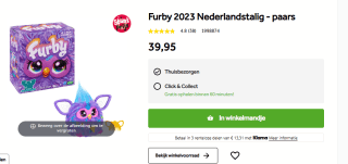 Furby 2023 Nederlandstalig - paars voor €39,95 bij Intertoys