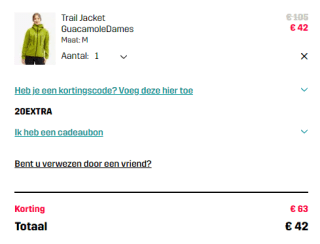 20-50% + 20% extra korting in de sale van Revolutionrace