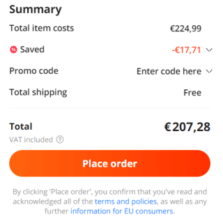 Smartphone Xiaomi Blue 256 GB voor €207,28 bij Aliexpress