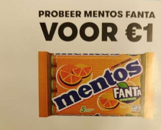 Gratis Mentos Fanta via Tikkie