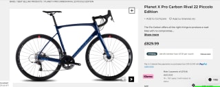 Planet X Pro Carbon Rival 22 Piccolo Edition - £829.99