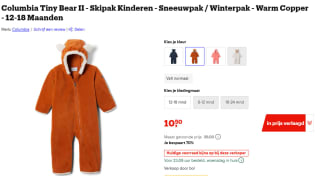 Columbia Tiny Bear II Skipak voor kinderen voor €10,50 bij Bol
