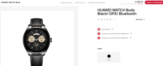 HUAWEI WATCH BUDS Smartwatch en oordopjes - 2 in 1voor €299 bij Huawei