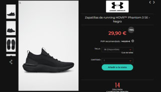 Rebajas hasta 80% Under Armour calzado y ropa precios de locura