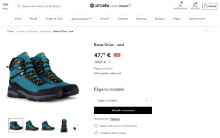 Botas de senderismo Trespass Orian por 47,99€