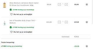 Lookfantastic kortingscode voor 10% korting op geselecteerde items tot 30% korting