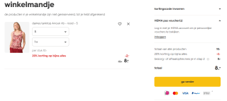 20% korting op bijna alles bij HEMA