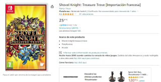 Videojuego Nintendo Shovel Knight: Treasure Trove por 25,07€