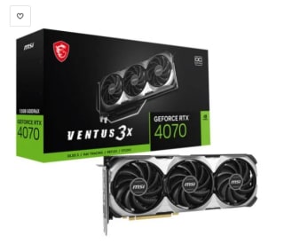 Tarjeta Grafica MSI GeForce RTX 4070 VENTUS 3X E OC 12GB GDDR6 DLSS3 por 643.4€